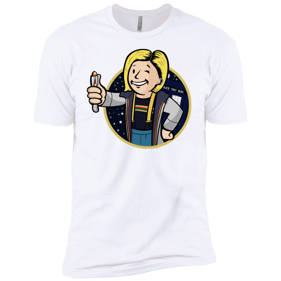 T-Shirts White / YXS Doctor Vault Boys Premium T-Shirt