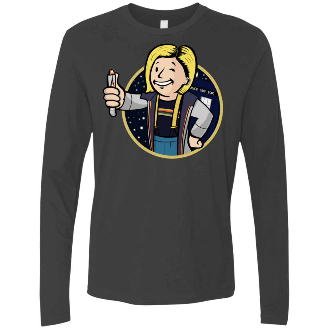 T-Shirts Heavy Metal / S Doctor Vault Men's Premium Long Sleeve