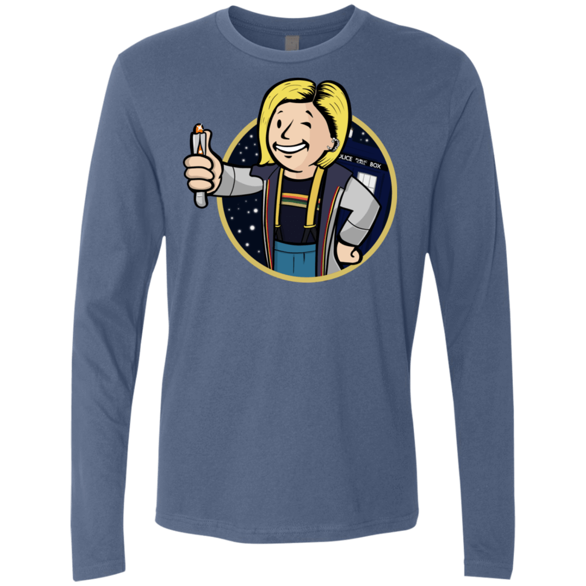 T-Shirts Indigo / S Doctor Vault Men's Premium Long Sleeve