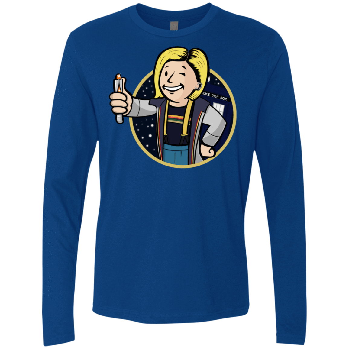 T-Shirts Royal / S Doctor Vault Men's Premium Long Sleeve
