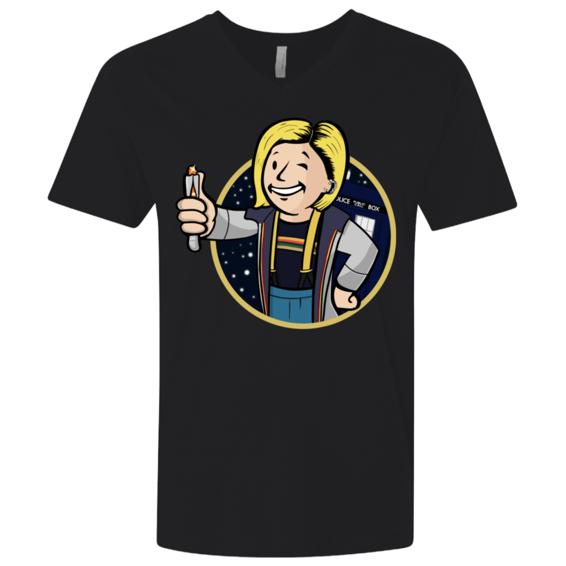 T-Shirts Black / X-Small Doctor Vault Men's Premium V-Neck