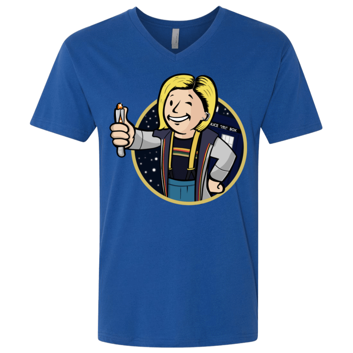 T-Shirts Royal / X-Small Doctor Vault Men's Premium V-Neck