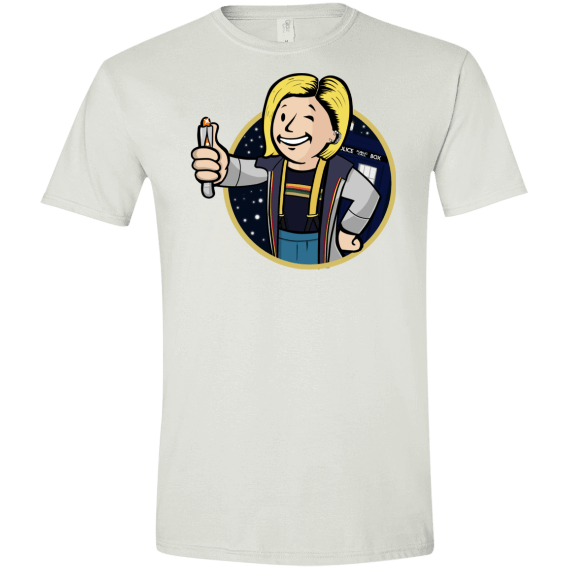 T-Shirts White / X-Small Doctor Vault Men's Semi-Fitted Softstyle