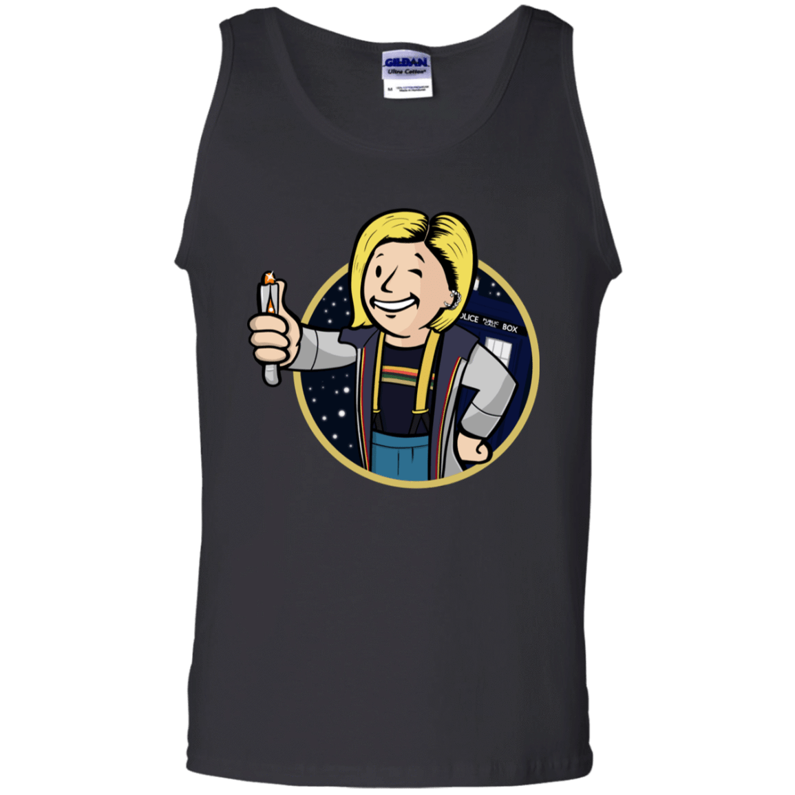 T-Shirts Black / S Doctor Vault Men's Tank Top