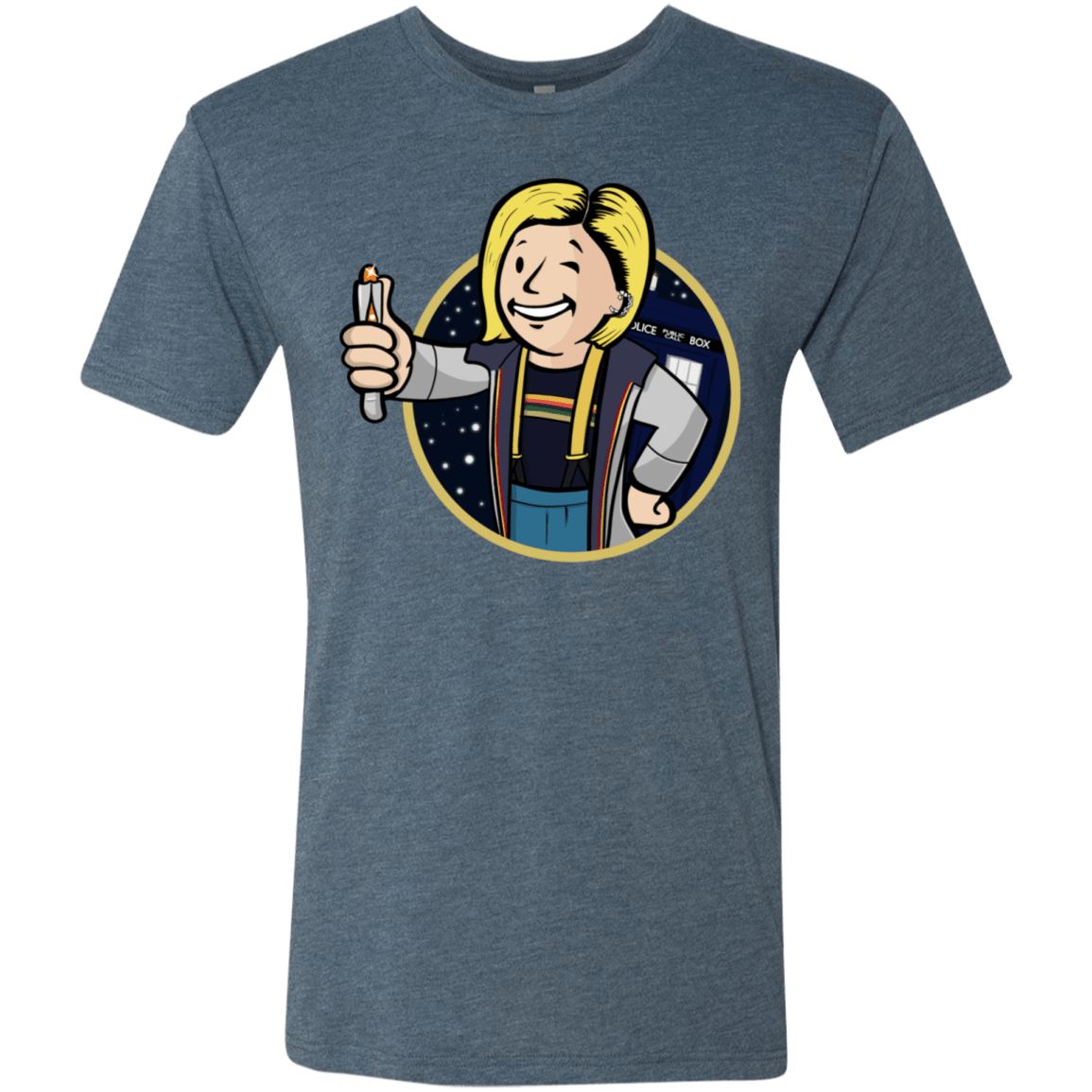 T-Shirts Indigo / S Doctor Vault Men's Triblend T-Shirt