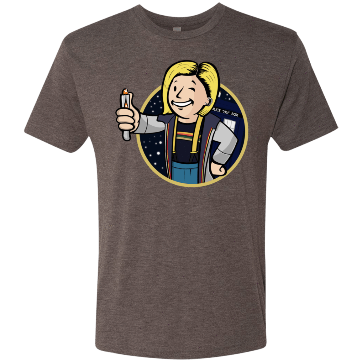 T-Shirts Macchiato / S Doctor Vault Men's Triblend T-Shirt