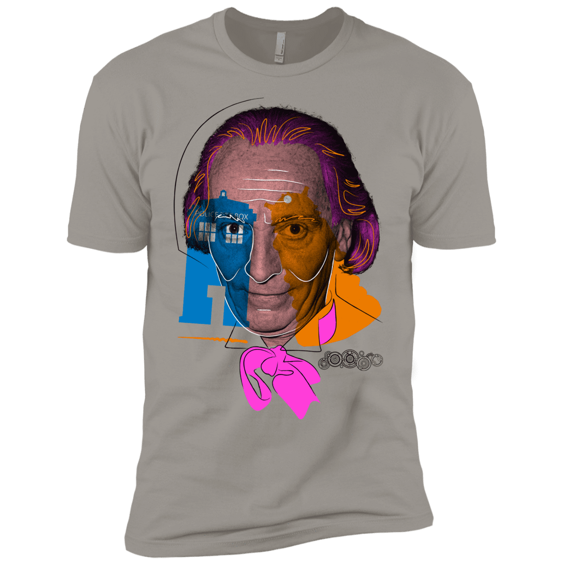 T-Shirts Light Grey / YXS Doctor Warwhol 1 Boys Premium T-Shirt