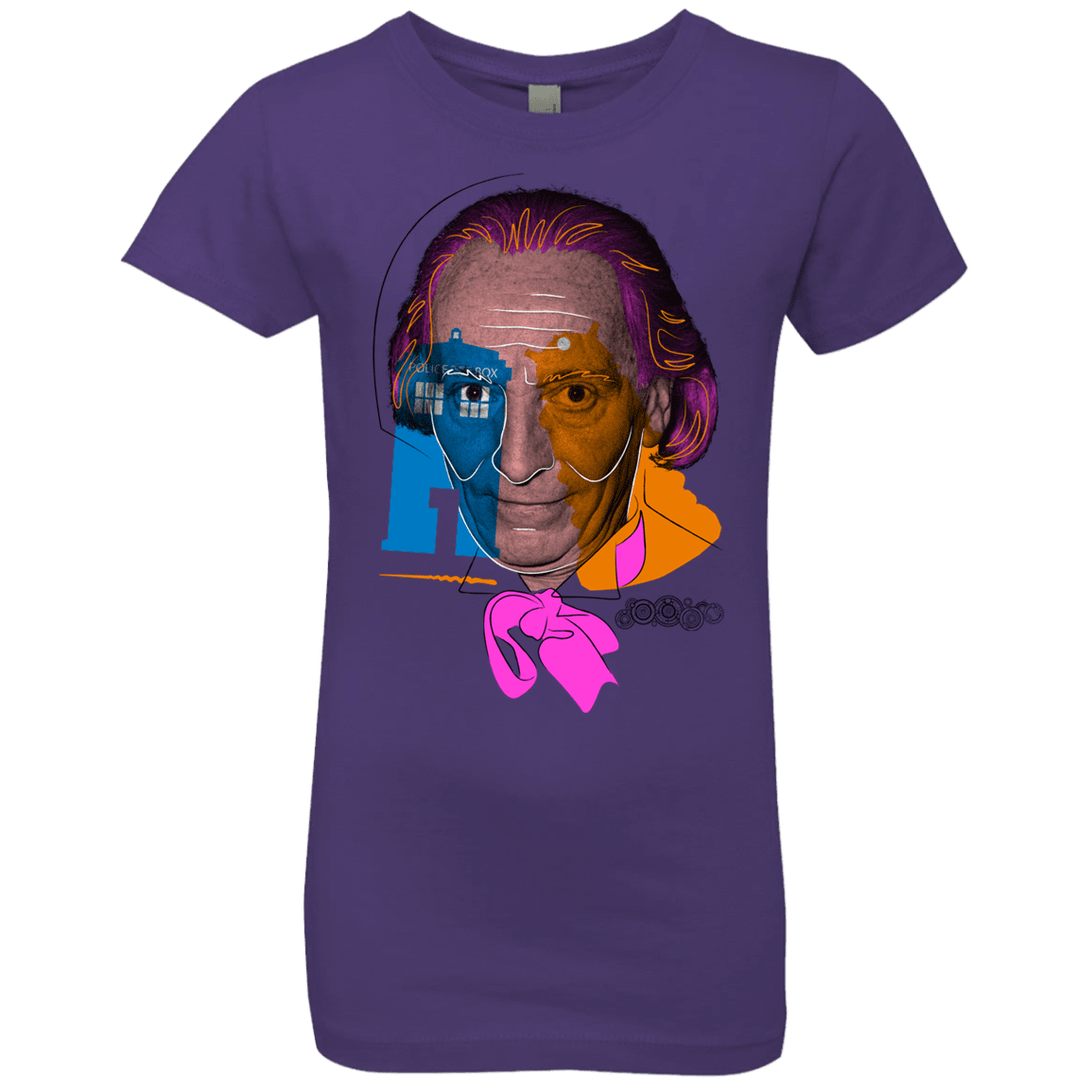 T-Shirts Purple Rush / YXS Doctor Warwhol 1 Girls Premium T-Shirt
