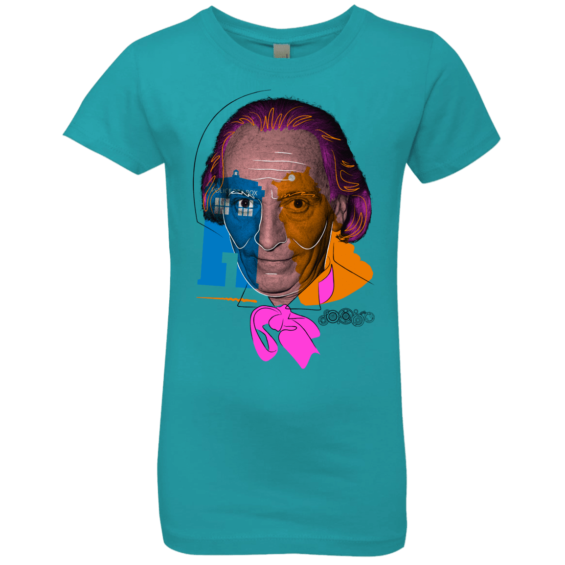 T-Shirts Tahiti Blue / YXS Doctor Warwhol 1 Girls Premium T-Shirt