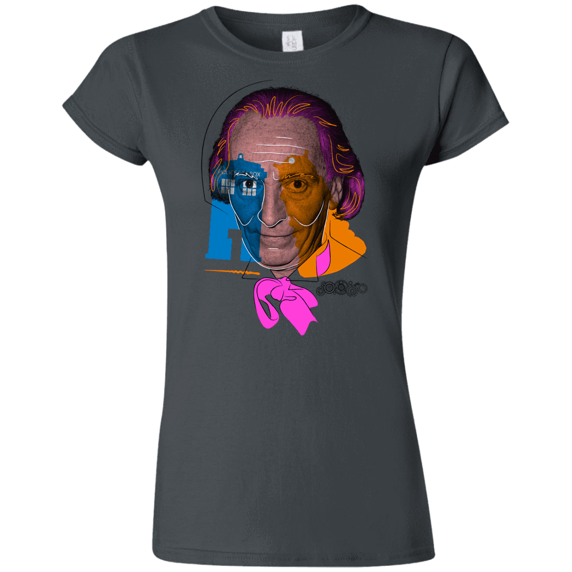 T-Shirts Charcoal / S Doctor Warwhol 1 Junior Slimmer-Fit T-Shirt