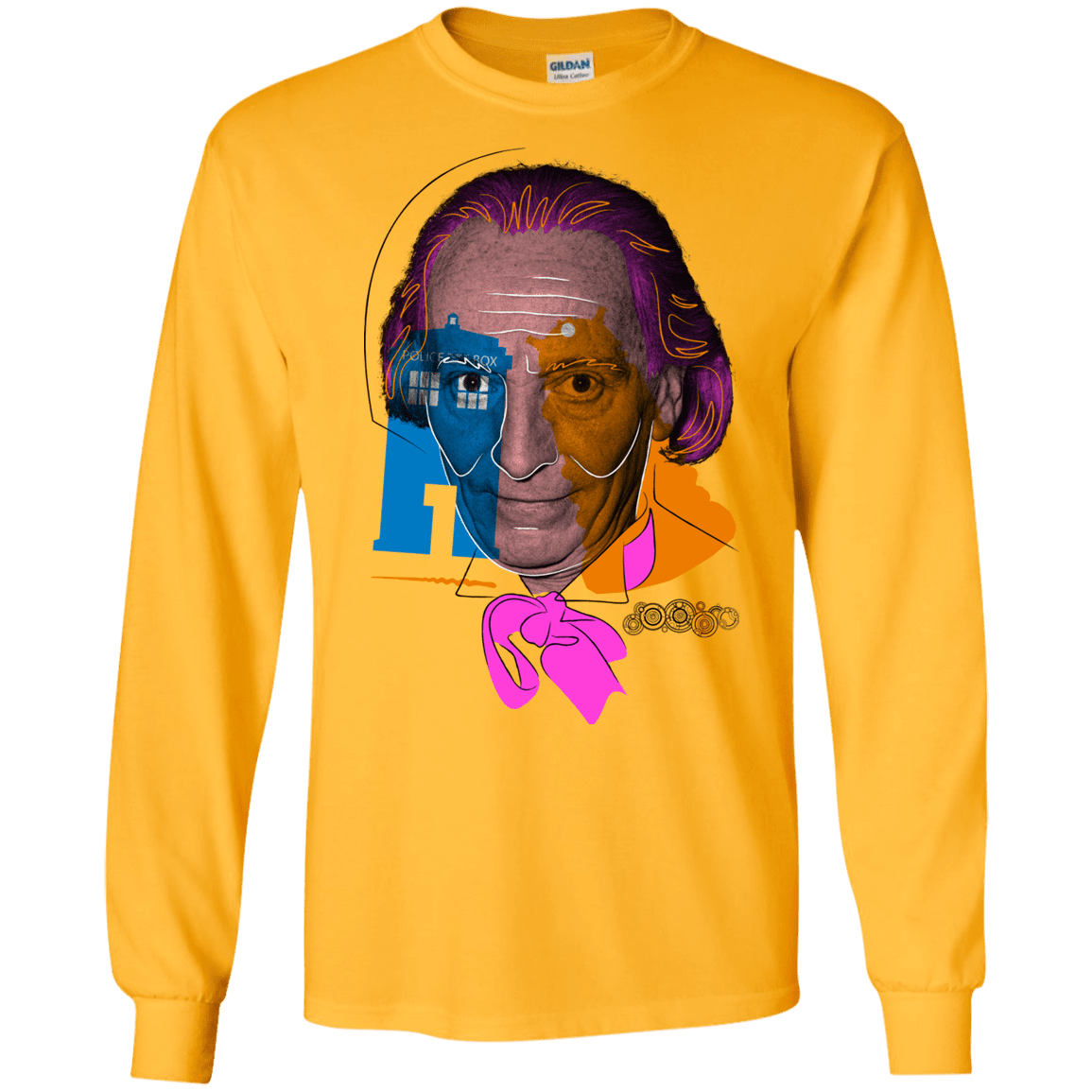 T-Shirts Gold / S Doctor Warwhol 1 Men's Long Sleeve T-Shirt