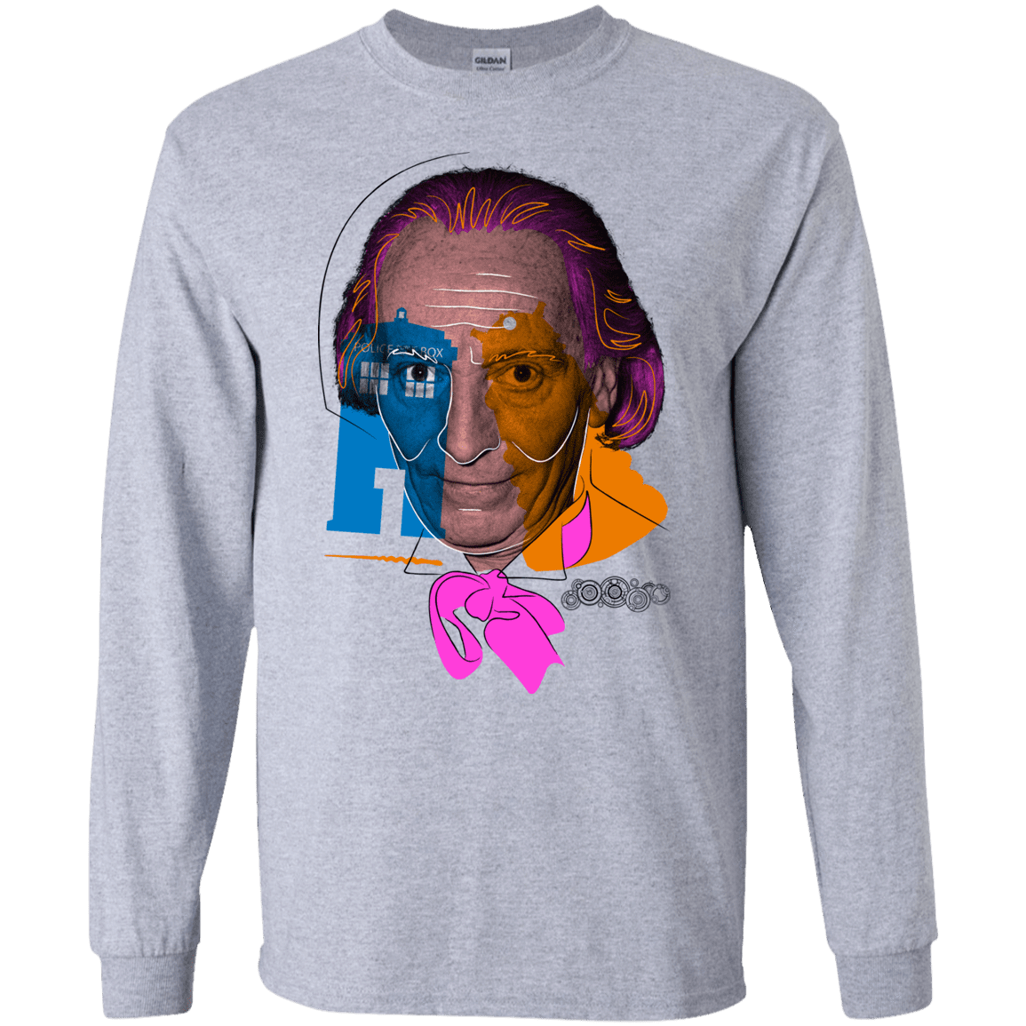 T-Shirts Sport Grey / S Doctor Warwhol 1 Men's Long Sleeve T-Shirt