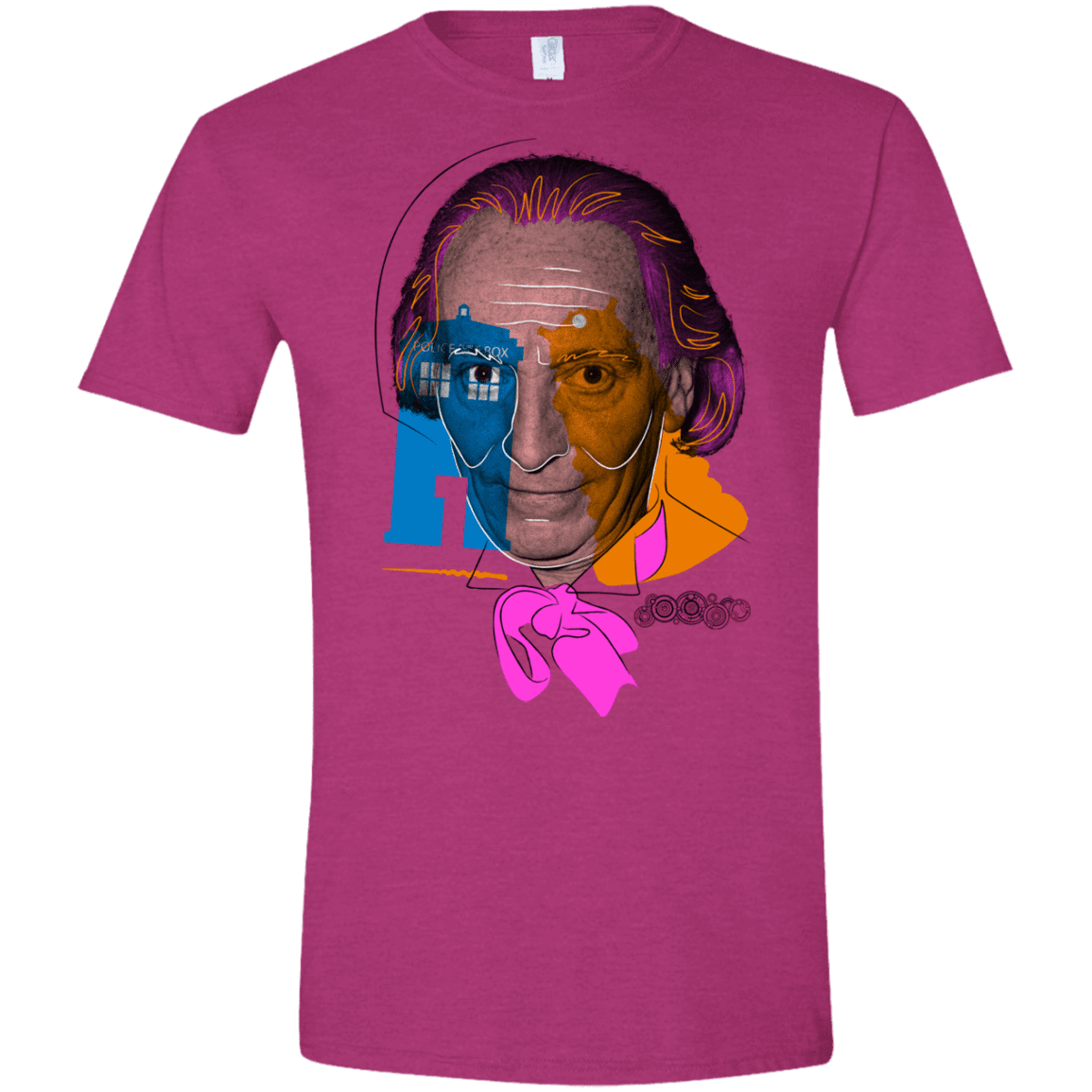 T-Shirts Antique Heliconia / S Doctor Warwhol 1 Men's Semi-Fitted Softstyle