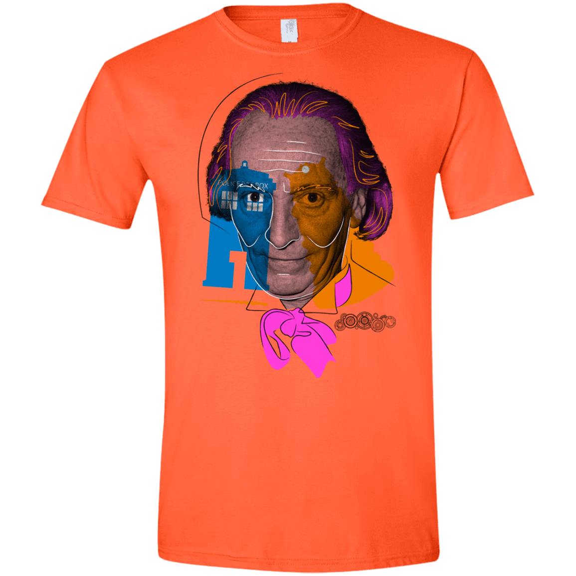 T-Shirts Orange / S Doctor Warwhol 1 Men's Semi-Fitted Softstyle