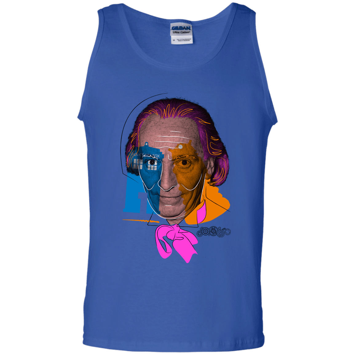 T-Shirts Royal / S Doctor Warwhol 1 Men's Tank Top