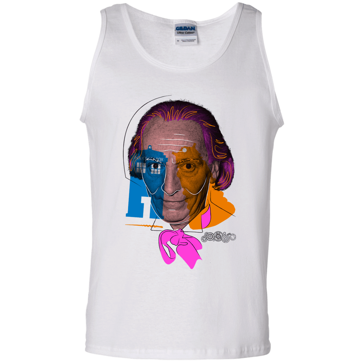 T-Shirts White / S Doctor Warwhol 1 Men's Tank Top