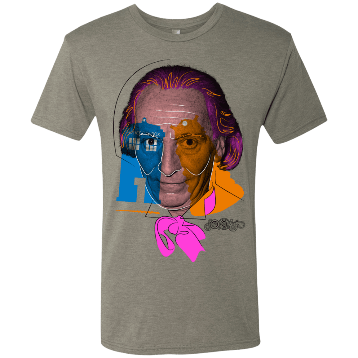 T-Shirts Venetian Grey / S Doctor Warwhol 1 Men's Triblend T-Shirt
