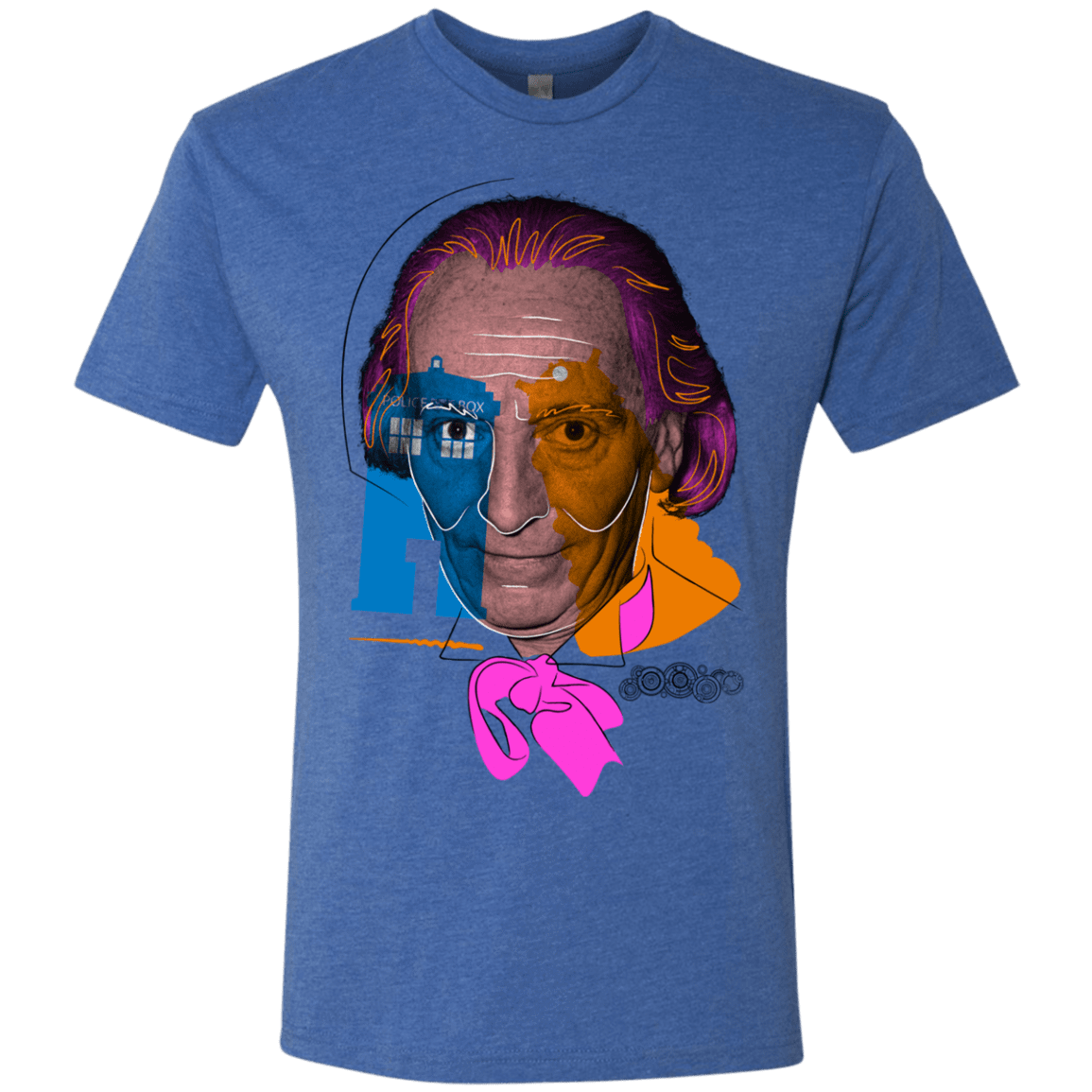 T-Shirts Vintage Royal / S Doctor Warwhol 1 Men's Triblend T-Shirt