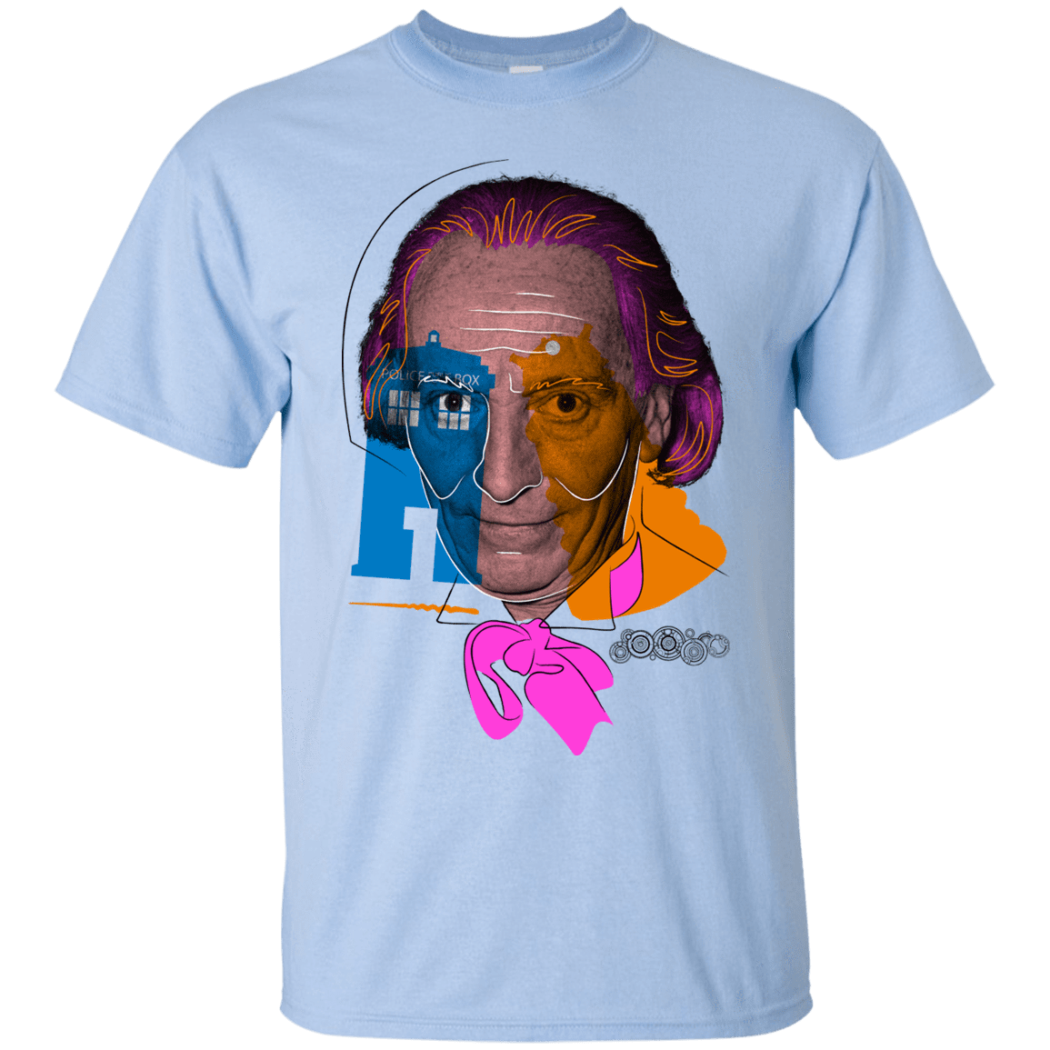 T-Shirts Light Blue / S Doctor Warwhol 1 T-Shirt