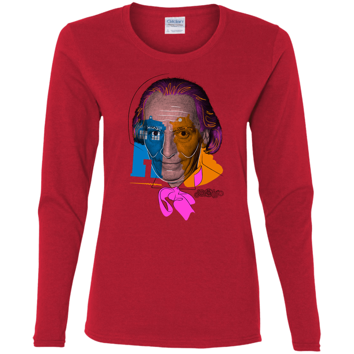 T-Shirts Red / S Doctor Warwhol 1 Women's Long Sleeve T-Shirt