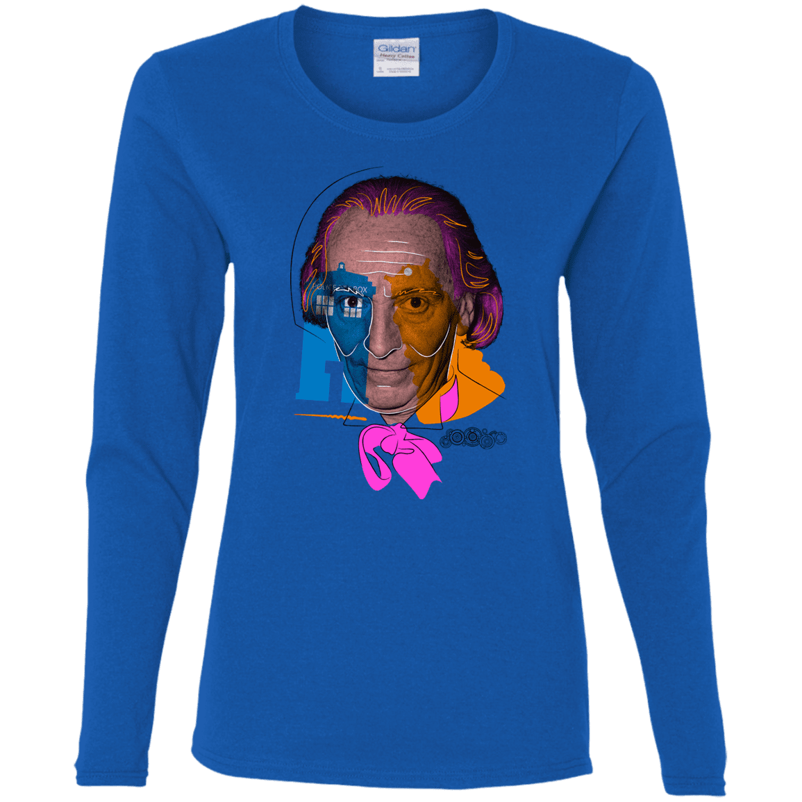 T-Shirts Royal / S Doctor Warwhol 1 Women's Long Sleeve T-Shirt