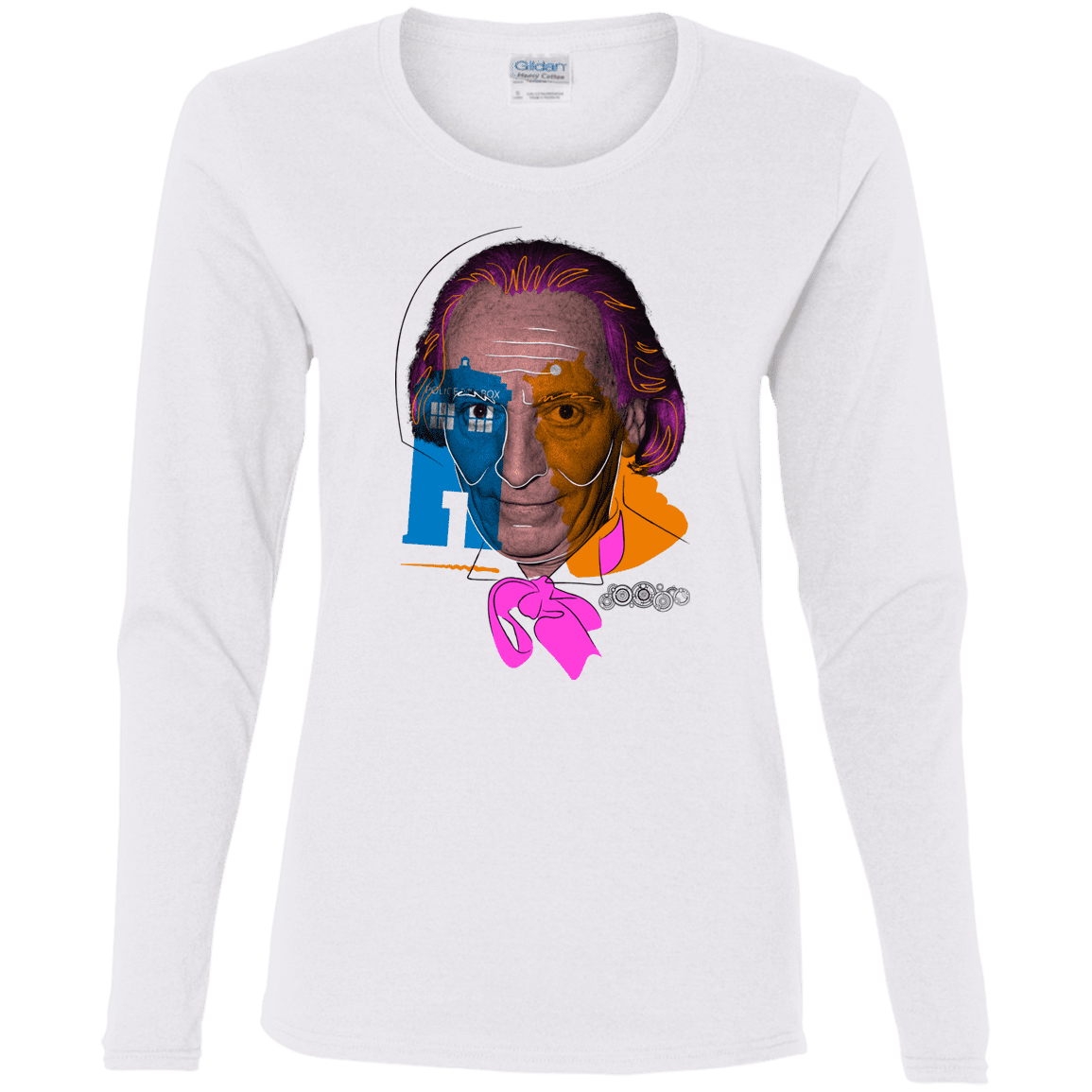 T-Shirts White / S Doctor Warwhol 1 Women's Long Sleeve T-Shirt