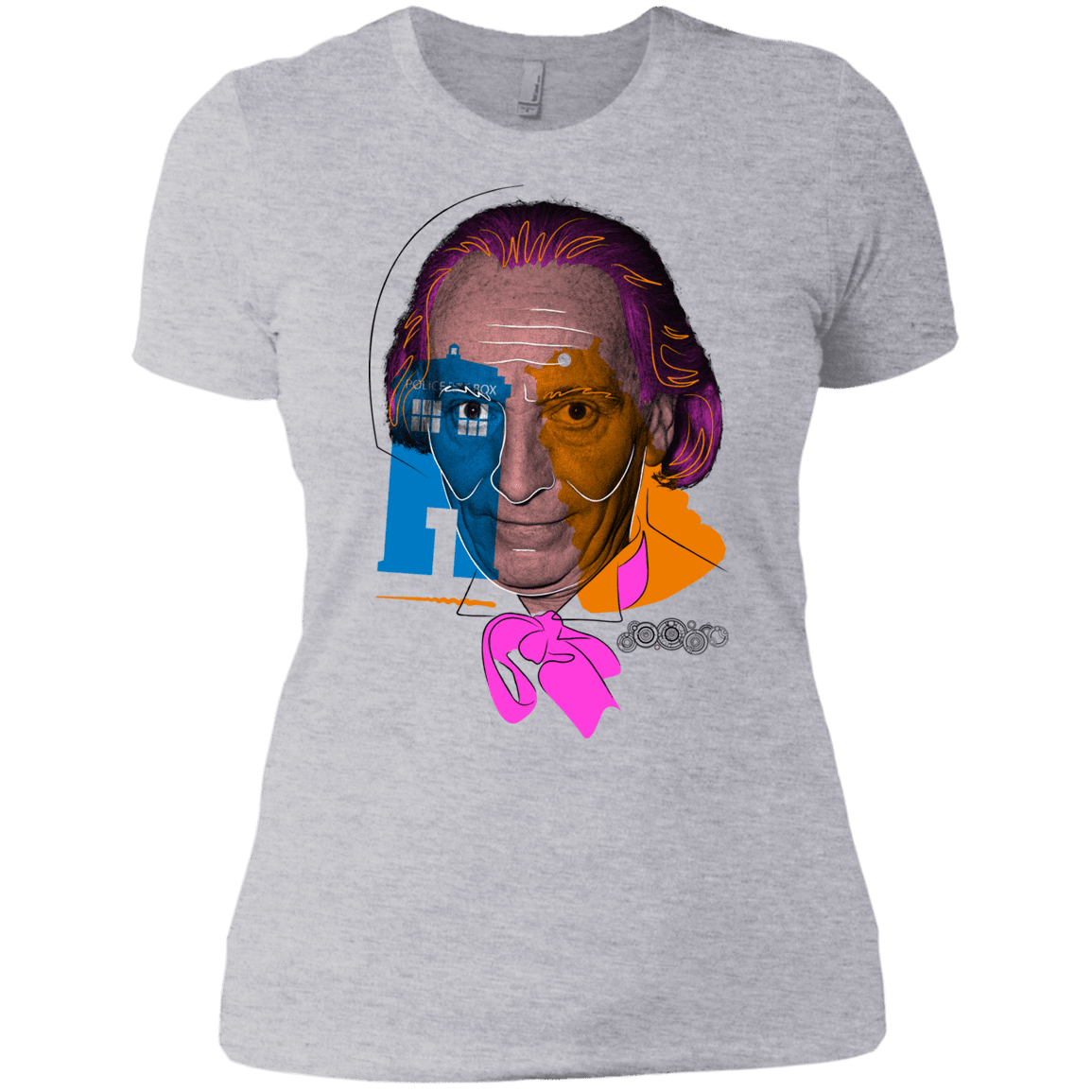T-Shirts Heather Grey / X-Small Doctor Warwhol 1 Women's Premium T-Shirt