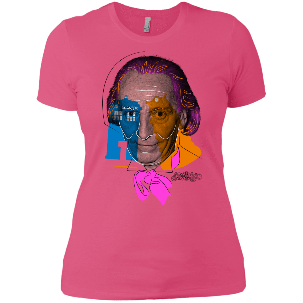 T-Shirts Hot Pink / X-Small Doctor Warwhol 1 Women's Premium T-Shirt