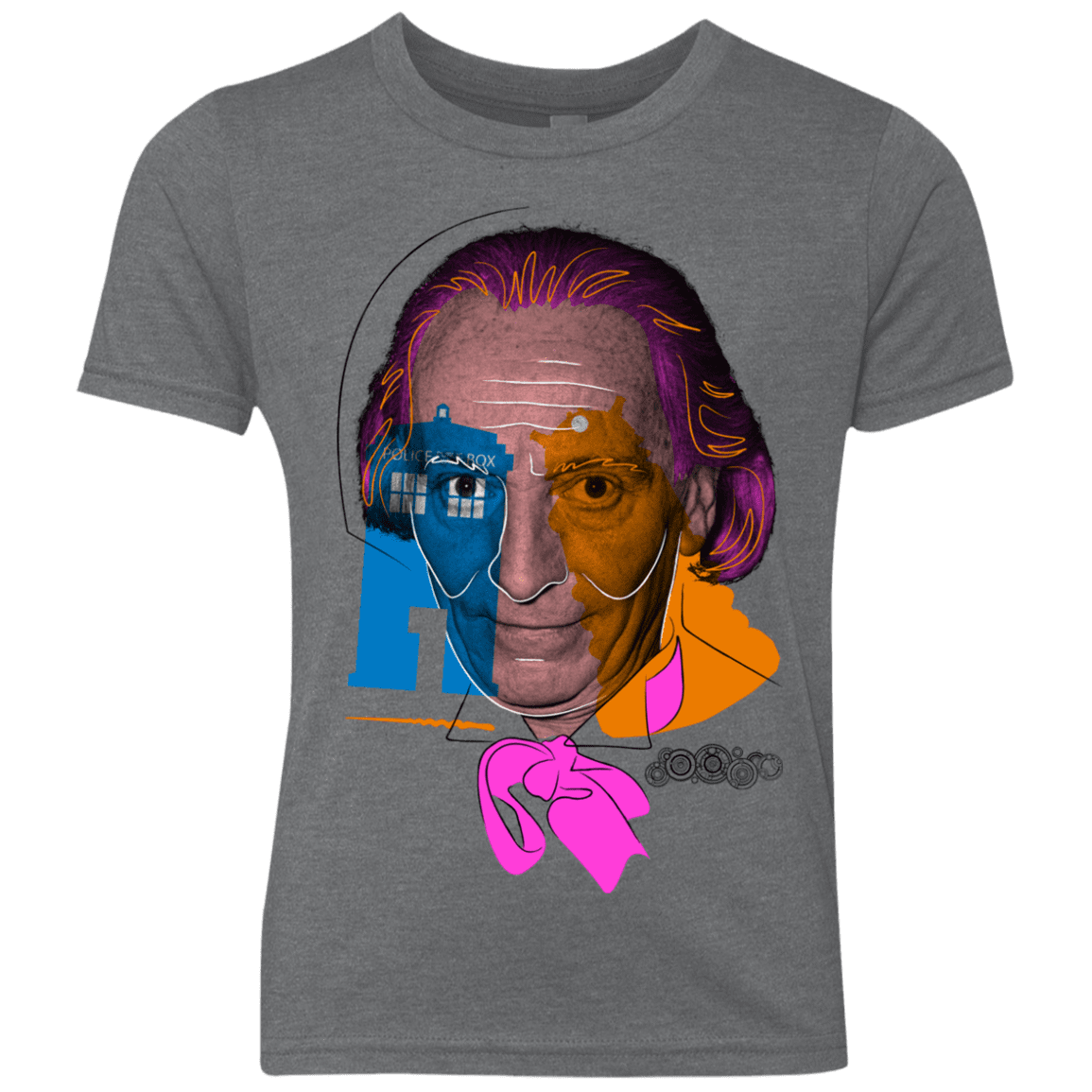 T-Shirts Premium Heather / YXS Doctor Warwhol 1 Youth Triblend T-Shirt