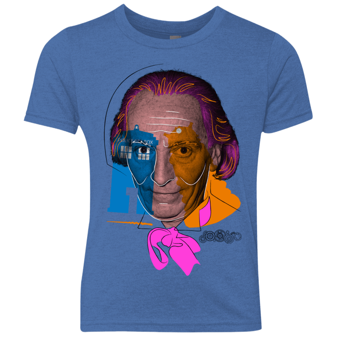 T-Shirts Vintage Royal / YXS Doctor Warwhol 1 Youth Triblend T-Shirt