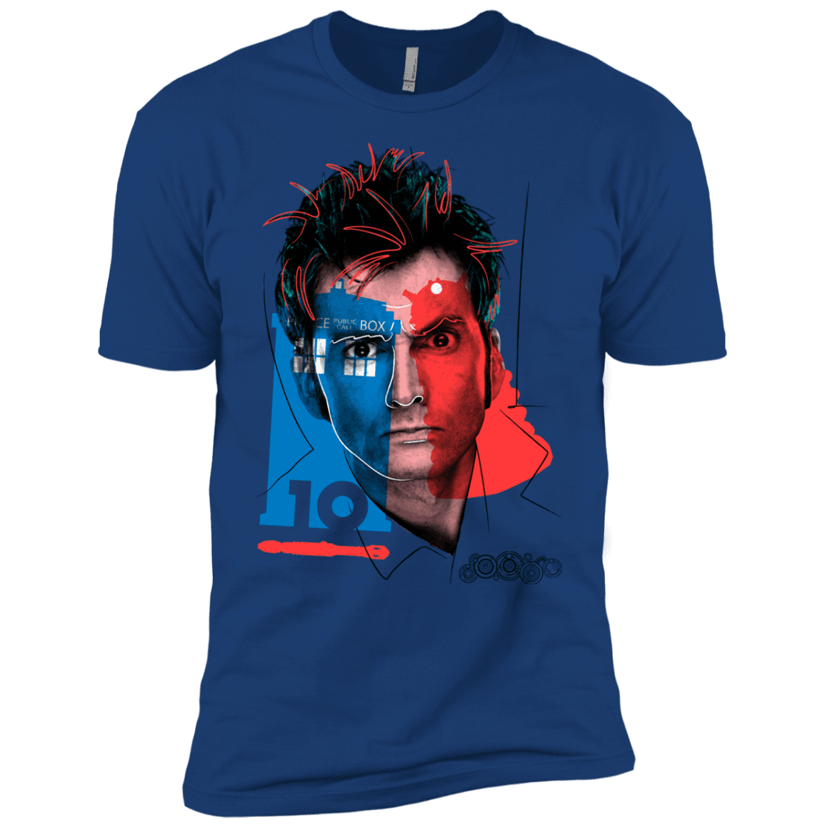 T-Shirts Royal / YXS Doctor Warwhol 10 Boys Premium T-Shirt