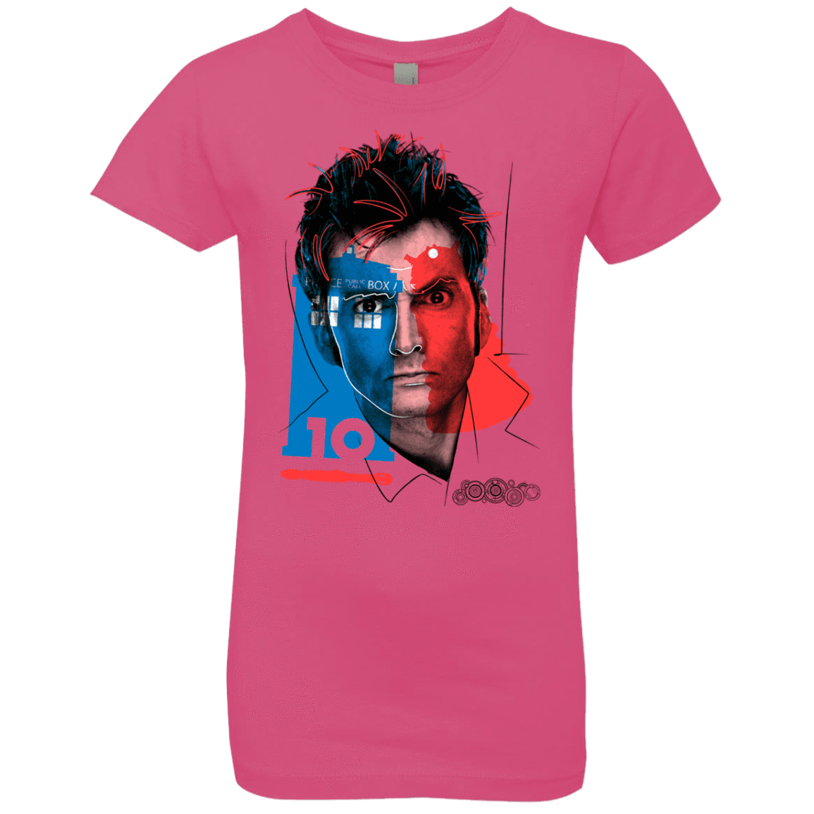T-Shirts Hot Pink / YXS Doctor Warwhol 10 Girls Premium T-Shirt