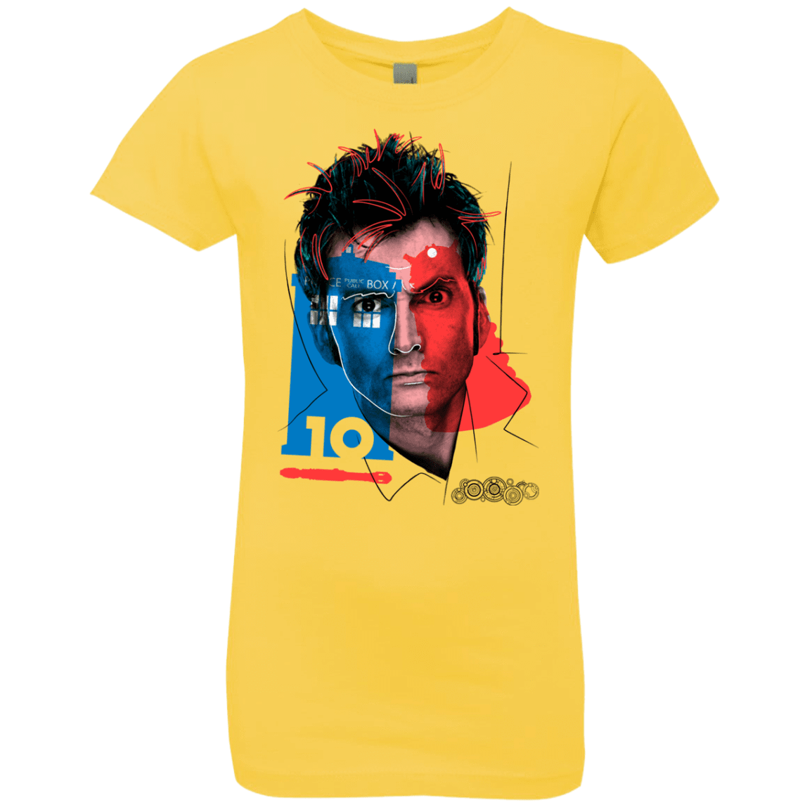 T-Shirts Vibrant Yellow / YXS Doctor Warwhol 10 Girls Premium T-Shirt