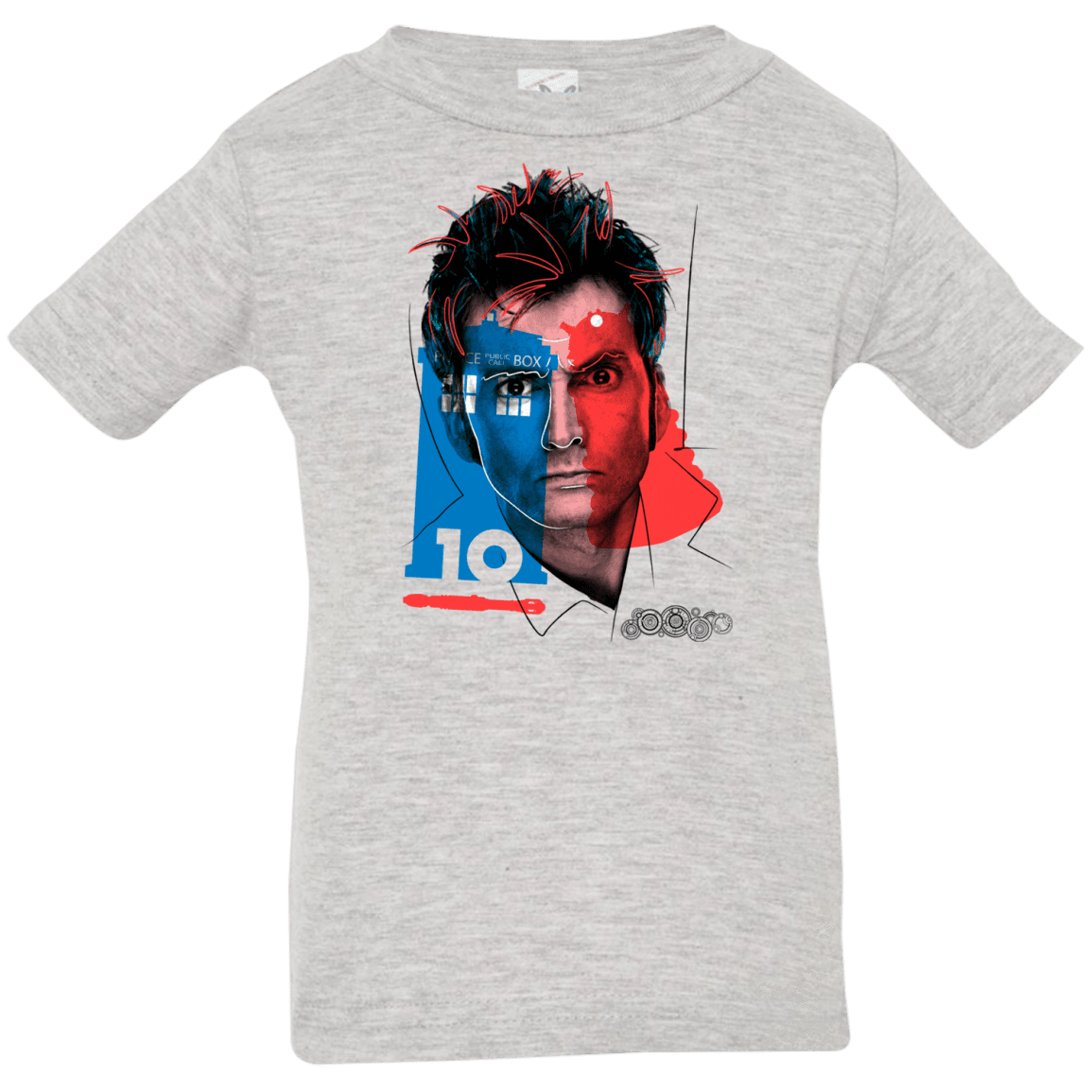 T-Shirts Heather Grey / 6 Months Doctor Warwhol 10 Infant Premium T-Shirt