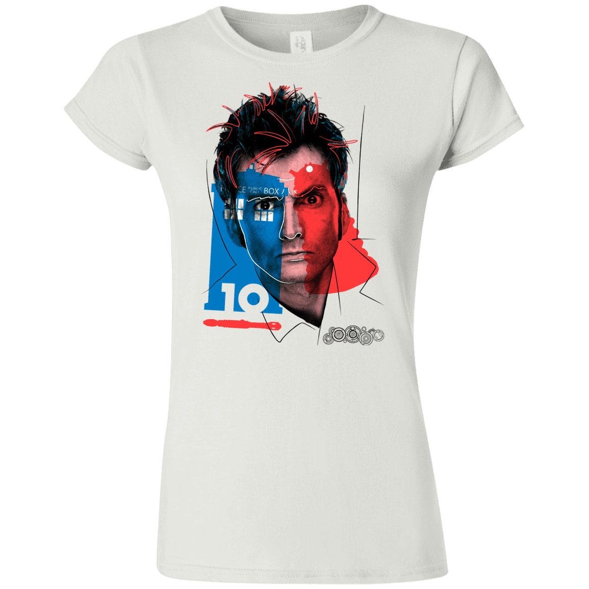 T-Shirts White / S Doctor Warwhol 10 Junior Slimmer-Fit T-Shirt