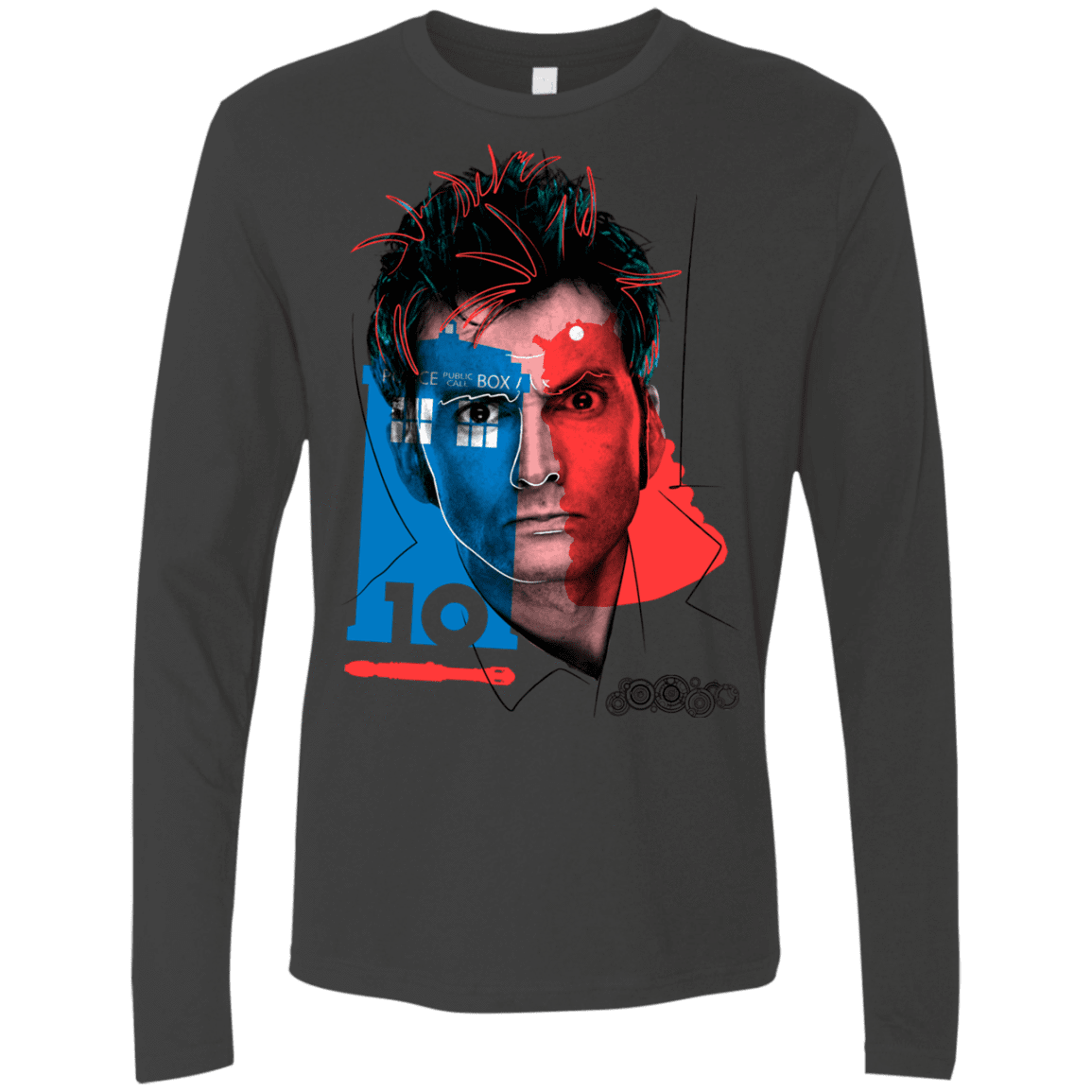 T-Shirts Heavy Metal / S Doctor Warwhol 10 Men's Premium Long Sleeve