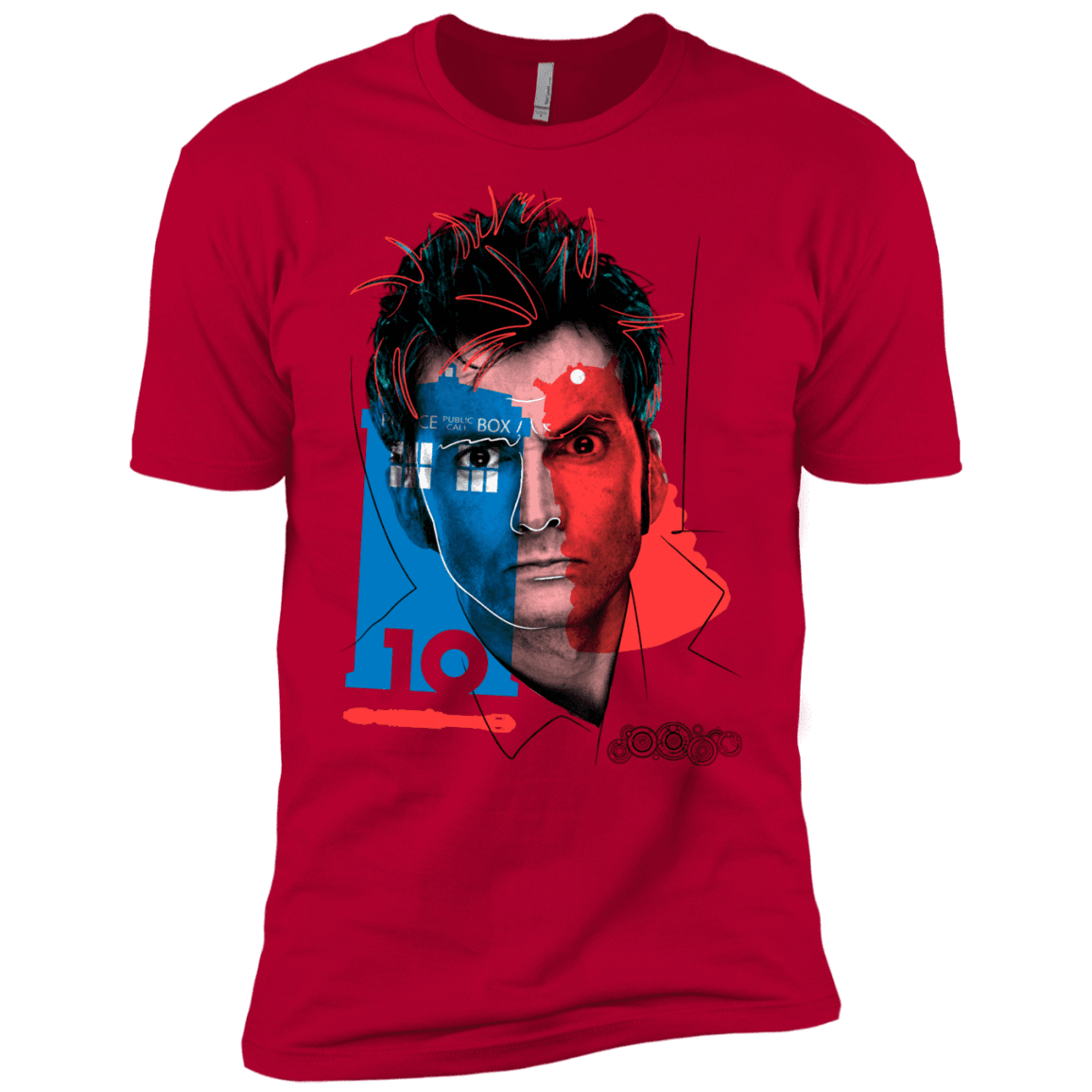 T-Shirts Red / X-Small Doctor Warwhol 10 Men's Premium T-Shirt