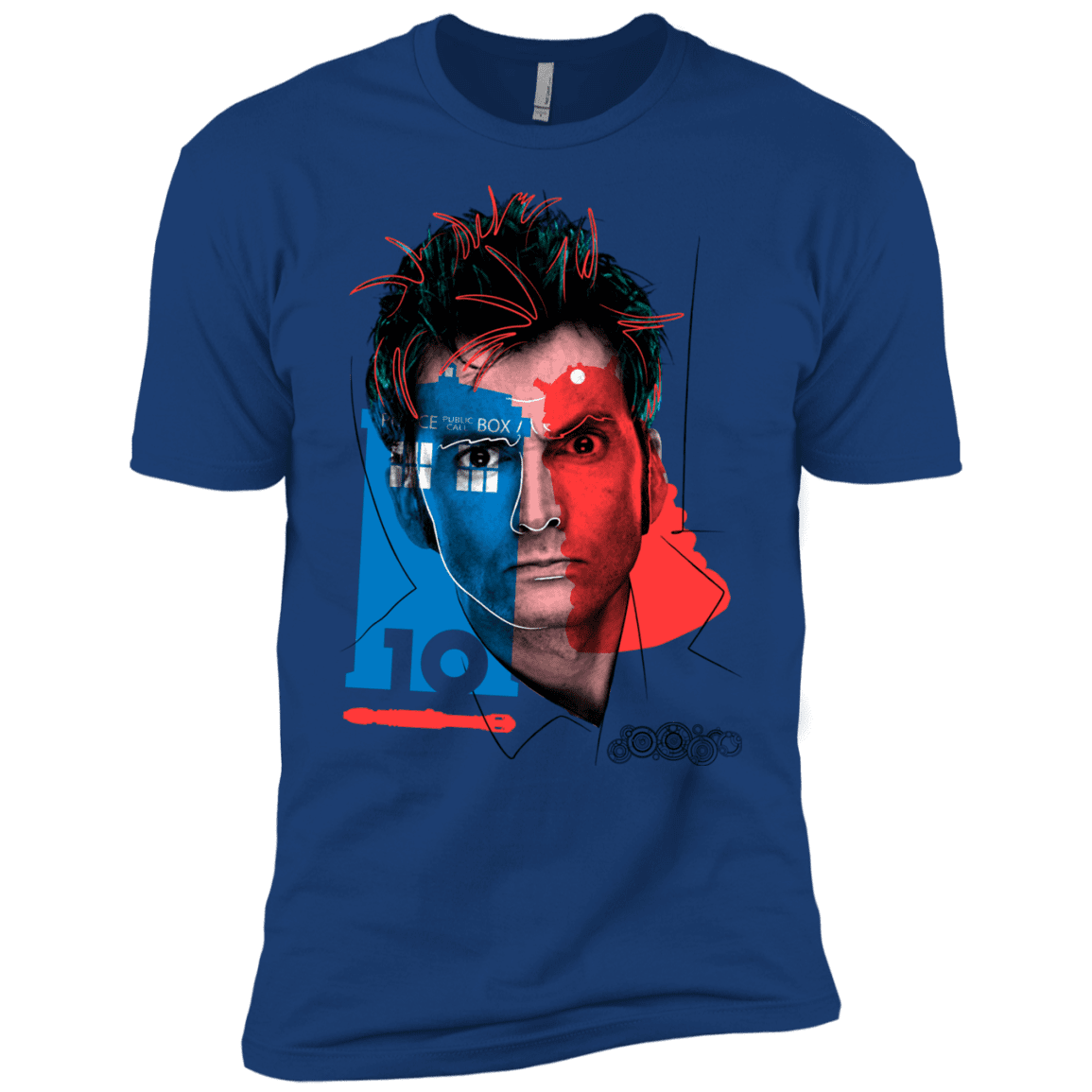T-Shirts Royal / X-Small Doctor Warwhol 10 Men's Premium T-Shirt