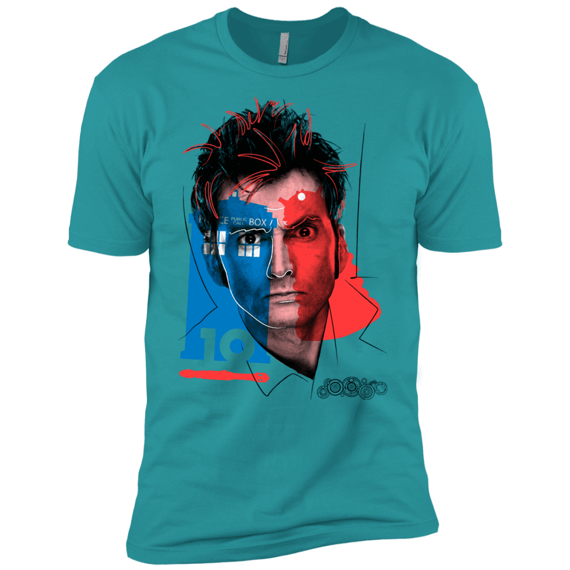 T-Shirts Tahiti Blue / X-Small Doctor Warwhol 10 Men's Premium T-Shirt