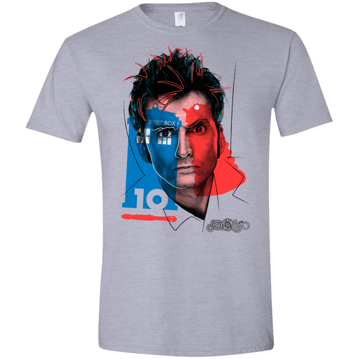 T-Shirts Sport Grey / X-Small Doctor Warwhol 10 Men's Semi-Fitted Softstyle