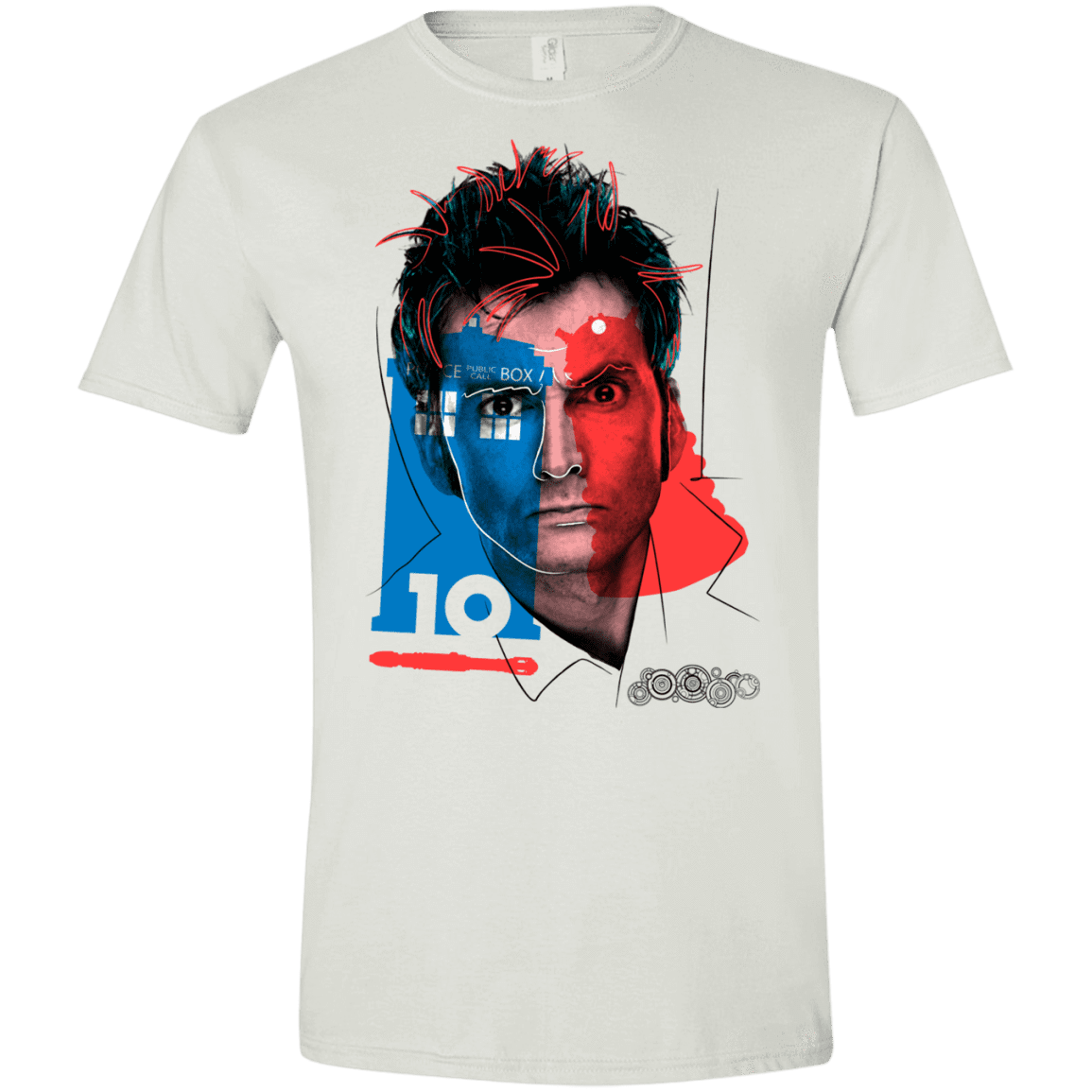 T-Shirts White / X-Small Doctor Warwhol 10 Men's Semi-Fitted Softstyle