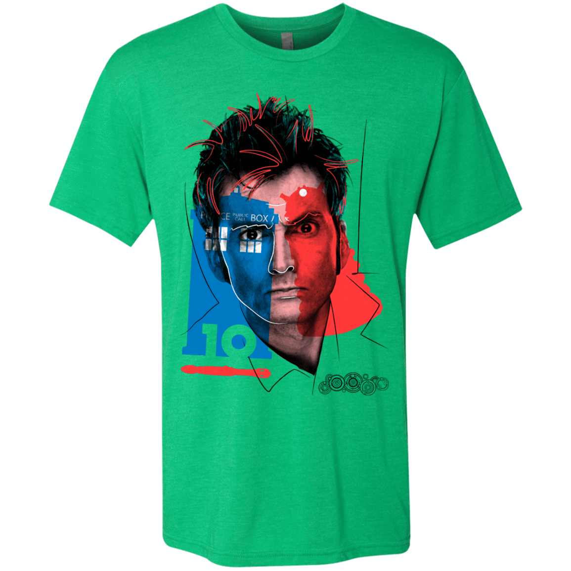 T-Shirts Envy / S Doctor Warwhol 10 Men's Triblend T-Shirt