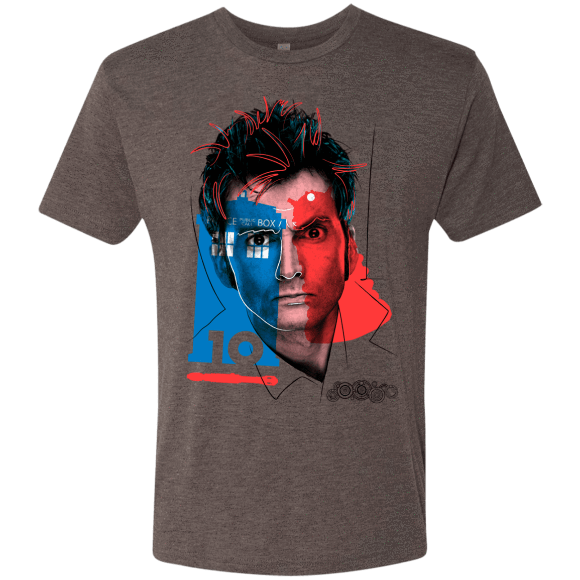 T-Shirts Macchiato / S Doctor Warwhol 10 Men's Triblend T-Shirt