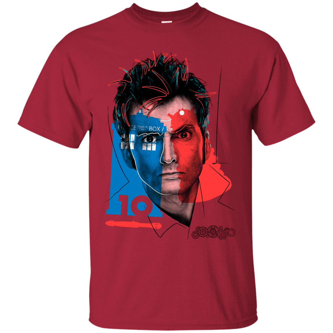 T-Shirts Cardinal / S Doctor Warwhol 10 T-Shirt
