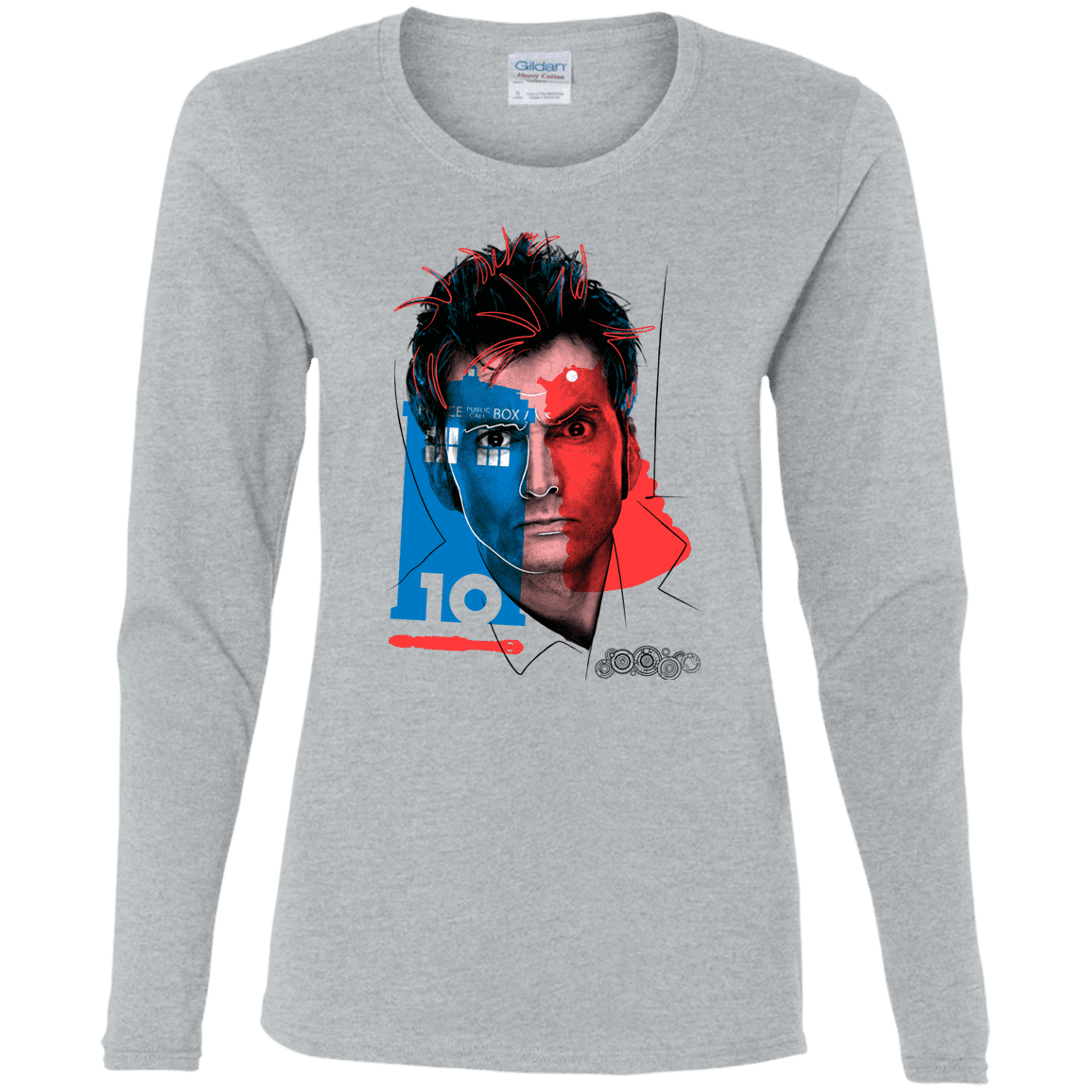 T-Shirts Sport Grey / S Doctor Warwhol 10 Women's Long Sleeve T-Shirt