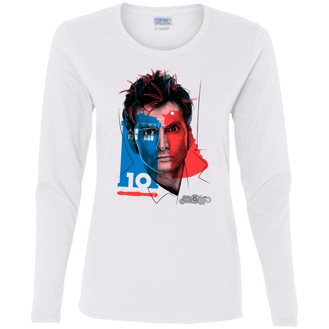 T-Shirts White / S Doctor Warwhol 10 Women's Long Sleeve T-Shirt