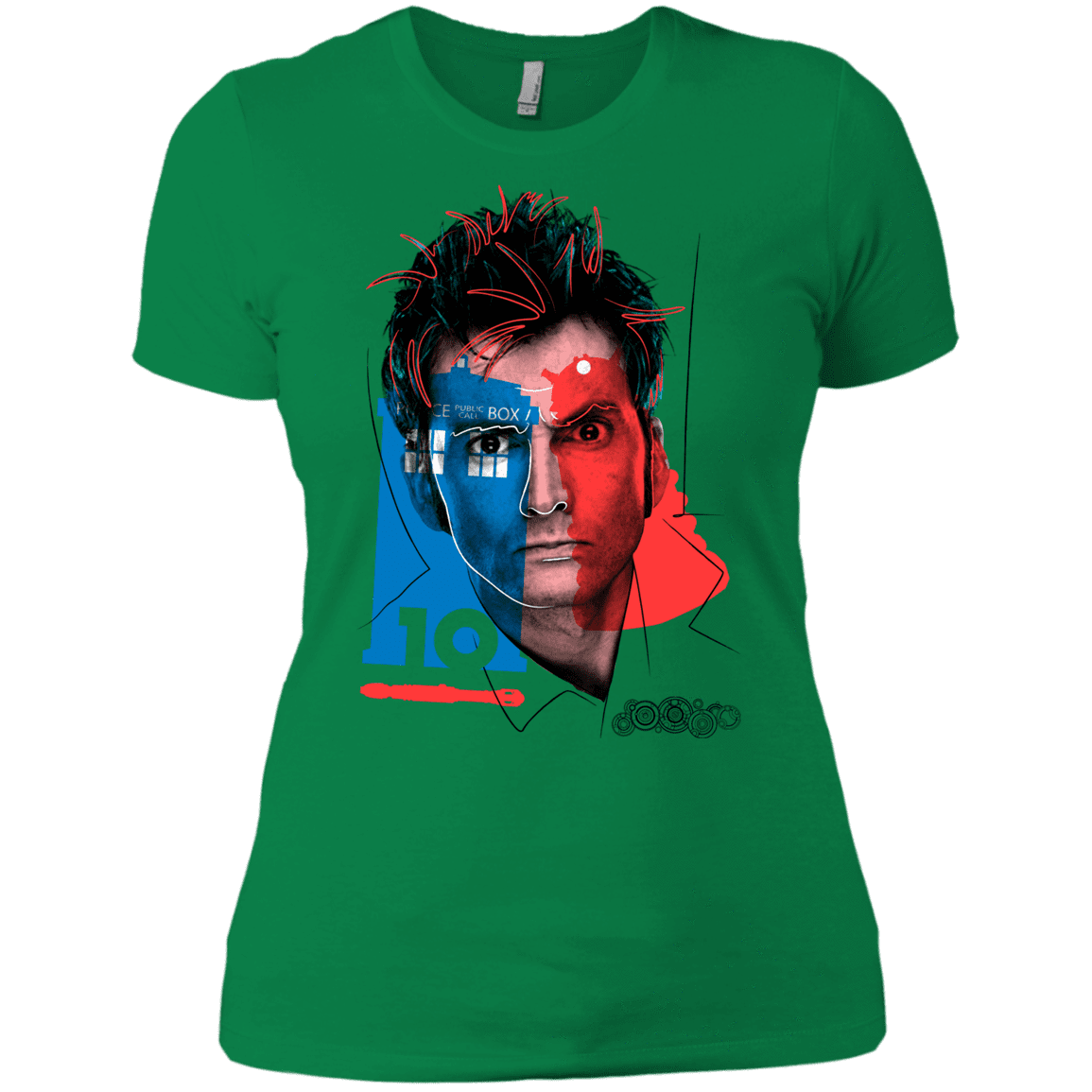 T-Shirts Kelly Green / X-Small Doctor Warwhol 10 Women's Premium T-Shirt