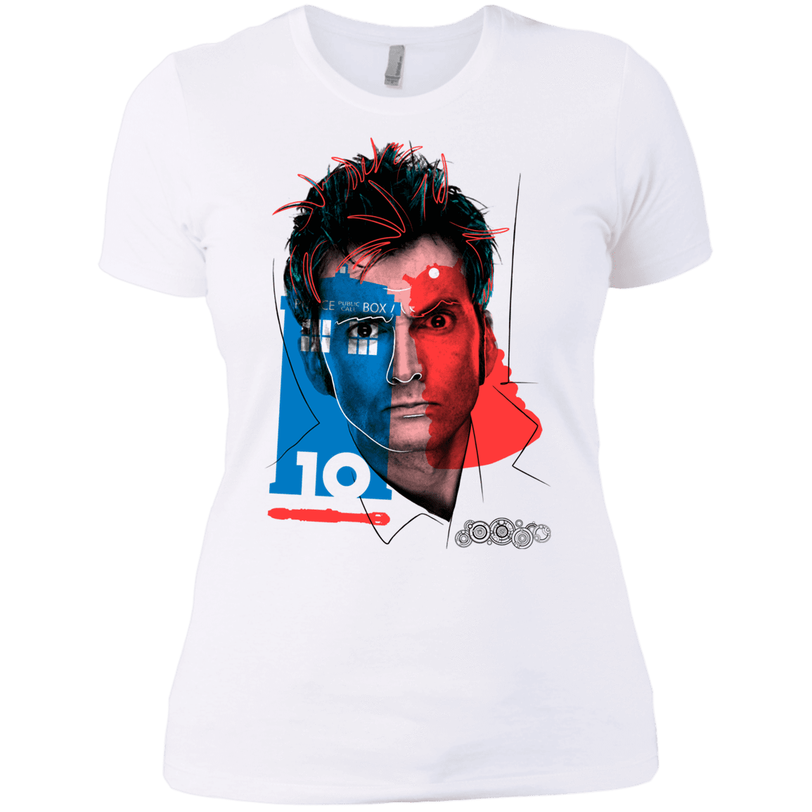 T-Shirts White / X-Small Doctor Warwhol 10 Women's Premium T-Shirt