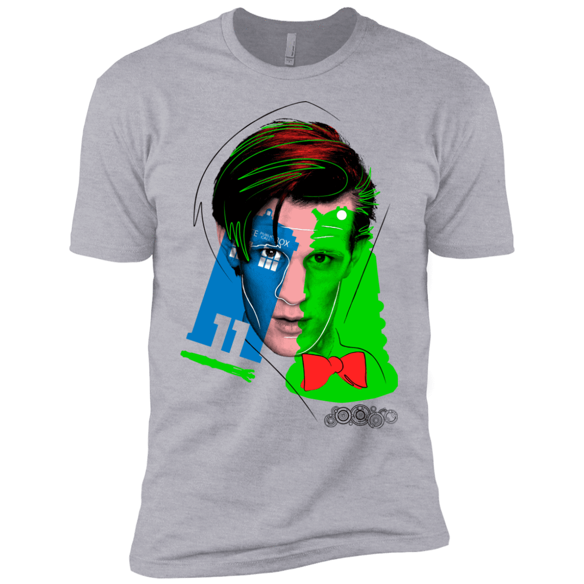 T-Shirts Heather Grey / YXS Doctor Warwhol 11 Boys Premium T-Shirt