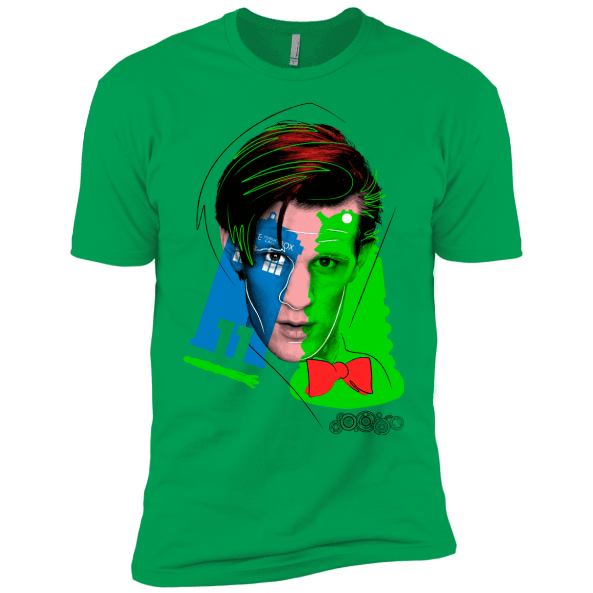 T-Shirts Kelly Green / YXS Doctor Warwhol 11 Boys Premium T-Shirt